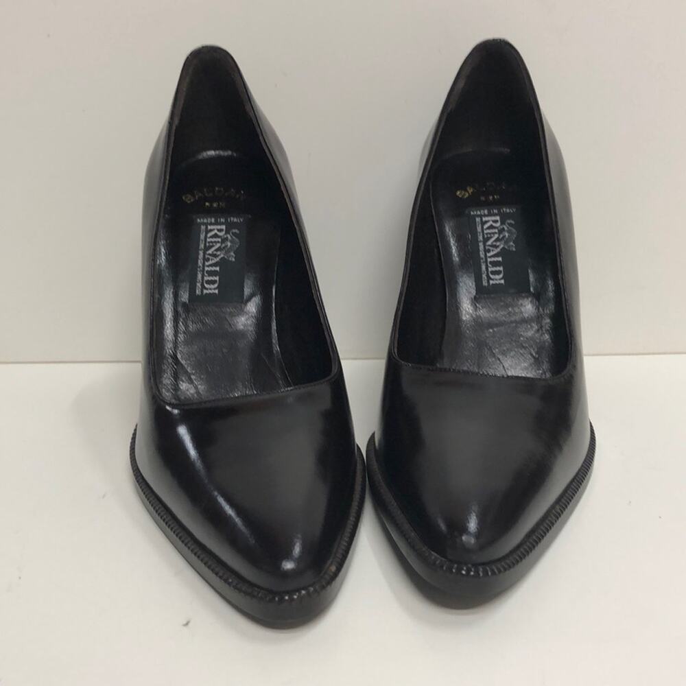 Baldan Made in Italy Brown Leather High Heel Pump